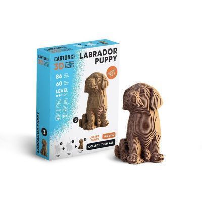 Картонний конструктор "Cartonic 3D Puzzle LABRADOR PUPPY 3/3" 4820191134881 фото