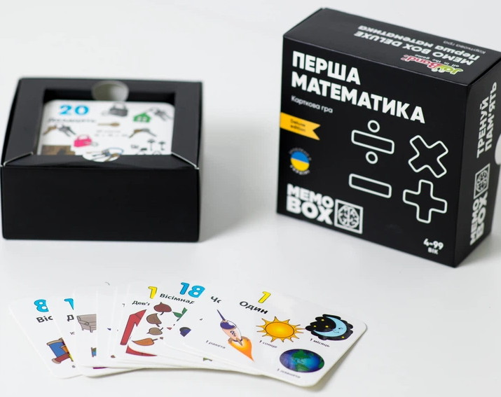 Настільна гра JoyBand MemoBox Delux Перша математика 4820246770231 фото