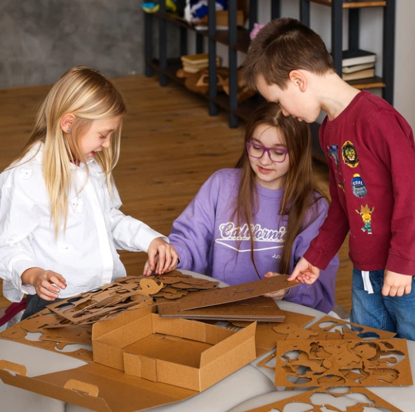 3D пазл-конструктор Cartonic 3D Puzzle Kittens Trio 254 елементів (CARTKITTENS) 4820191134614 фото