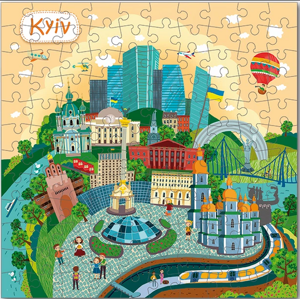 Пазл "Київ", 64 ел. 4820198241636 фото