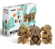Картонний конструктор Cartonic 3D Puzzle MONKEYS TRIO Тріо Мавпенят 4820191135062 фото 1