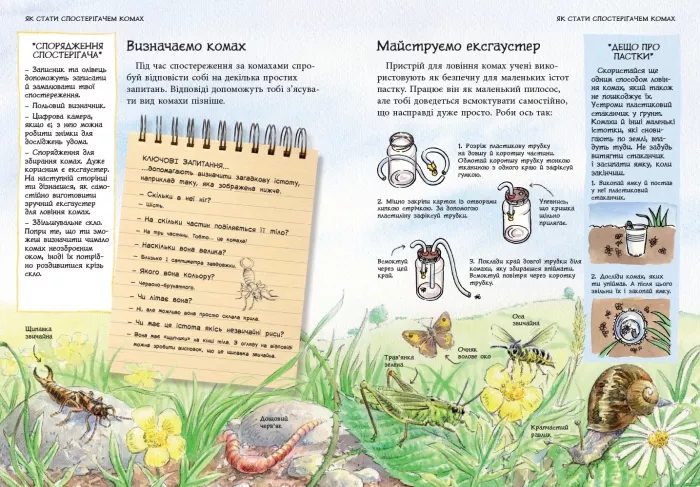 Стежками природи: Комахи й інші маленькі істоти 9786170956392 фото