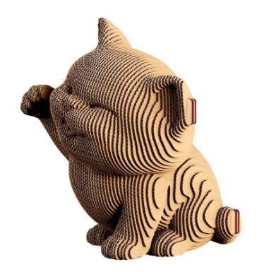 Картонний конструктор "Cartonic 3D Puzzle MANEKI KITTEN"  4820191134850 фото