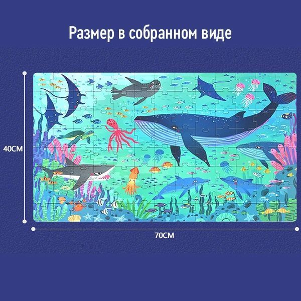 Пазл у кейсі Таємниці океану MD3110 фото